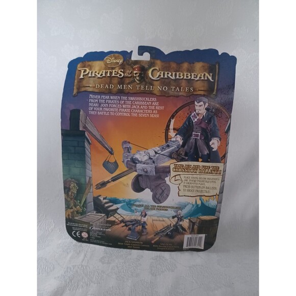 DISNEY PIRATES OF THE CARIBBEAN 2008 SWASHBUCKLERS SPARROW TURNER SWAN - Picture 6 of 16